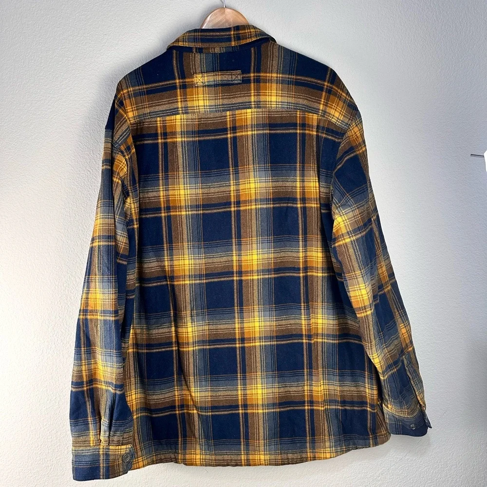Duluth Trading Co. Flapjack Fleece Lined Relaxed Fit Shirt‎ Jacket Sz XXL T - Picture 6 of 6